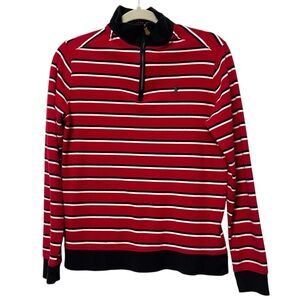 POLO RALPH LAUREN Striped Quarter Zip Shirt XL